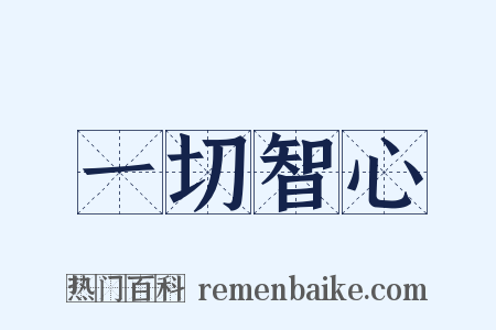 一切智心是什么意思的图片